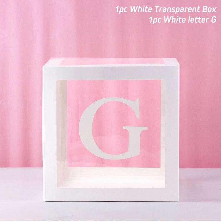 Alphabet decor box