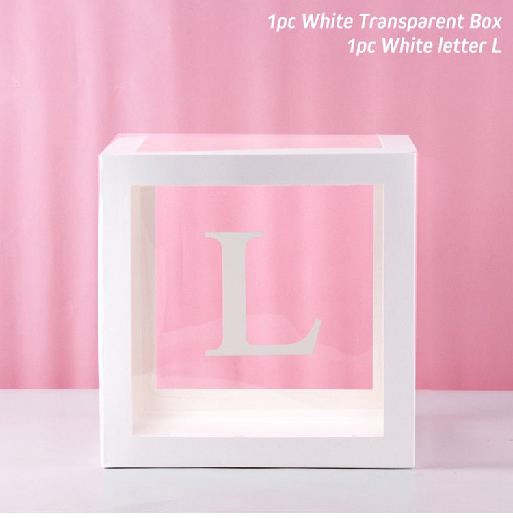 Alphabet decor box