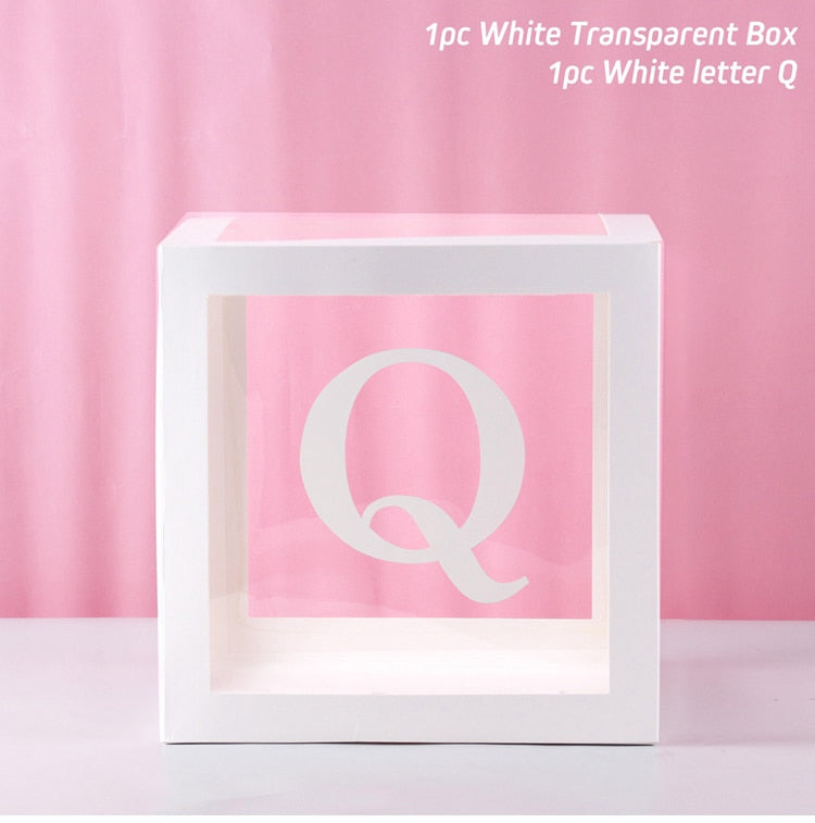 Alphabet decor box