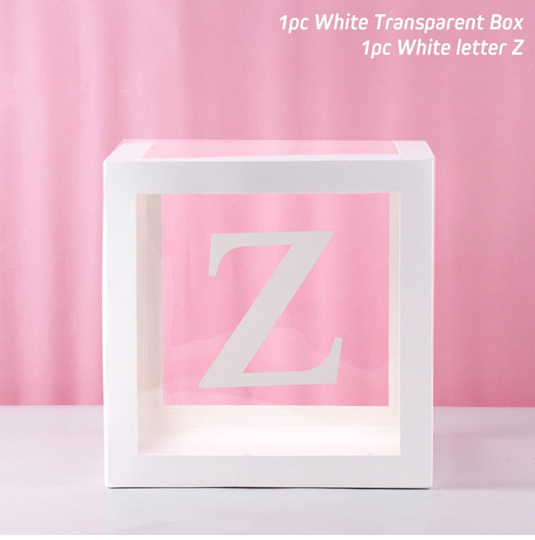 Alphabet decor box