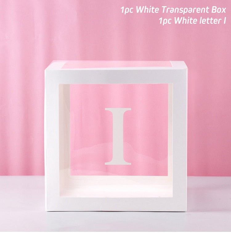 Alphabet decor box