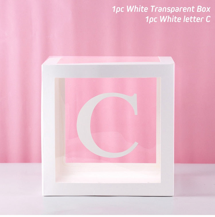 Alphabet decor box