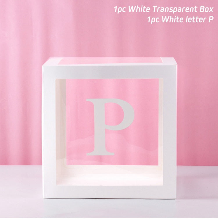 Alphabet decor box