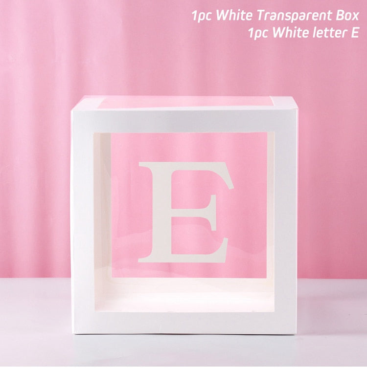 Alphabet decor box