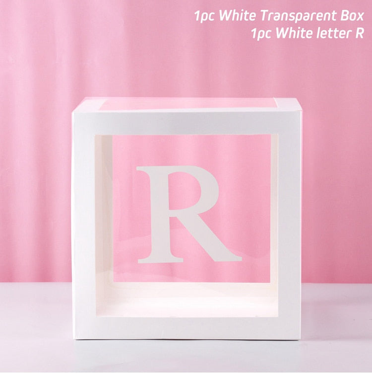 Alphabet decor box