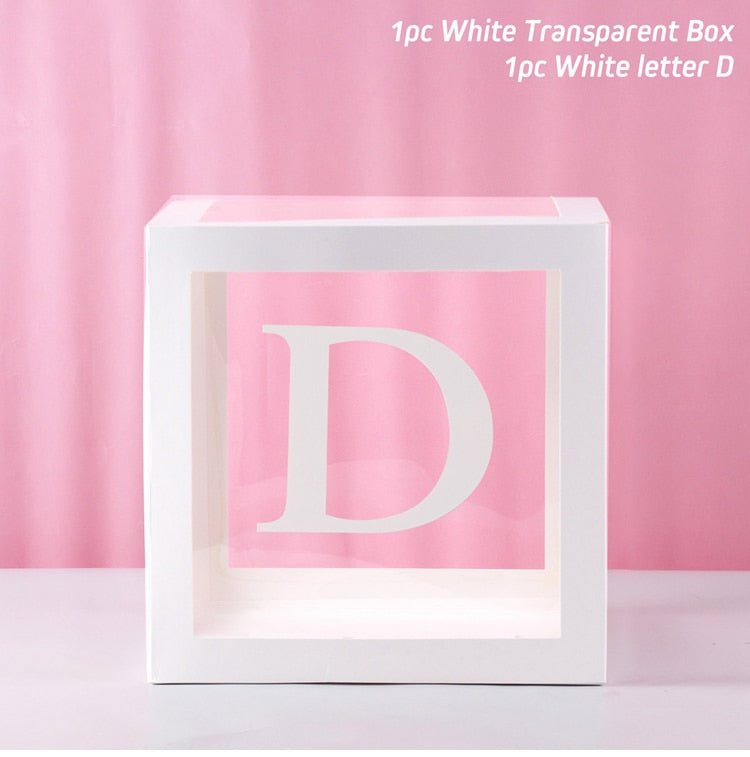 Alphabet decor box