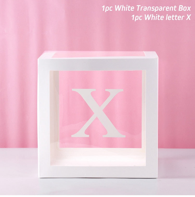 Alphabet decor box