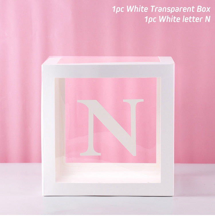 Alphabet decor box