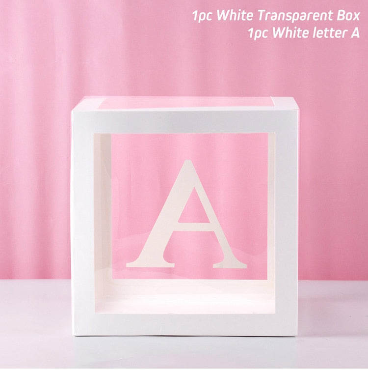 Alphabet decor box