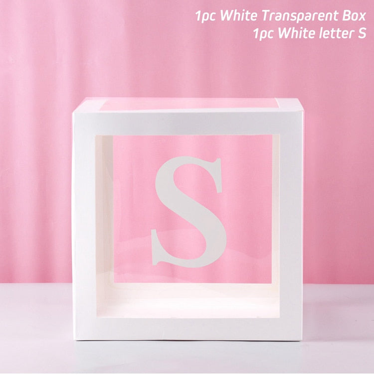 Alphabet decor box