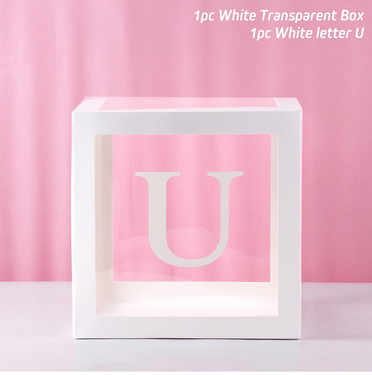 Alphabet decor box