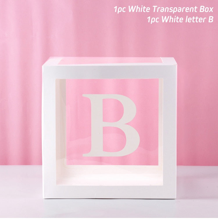 Alphabet decor box