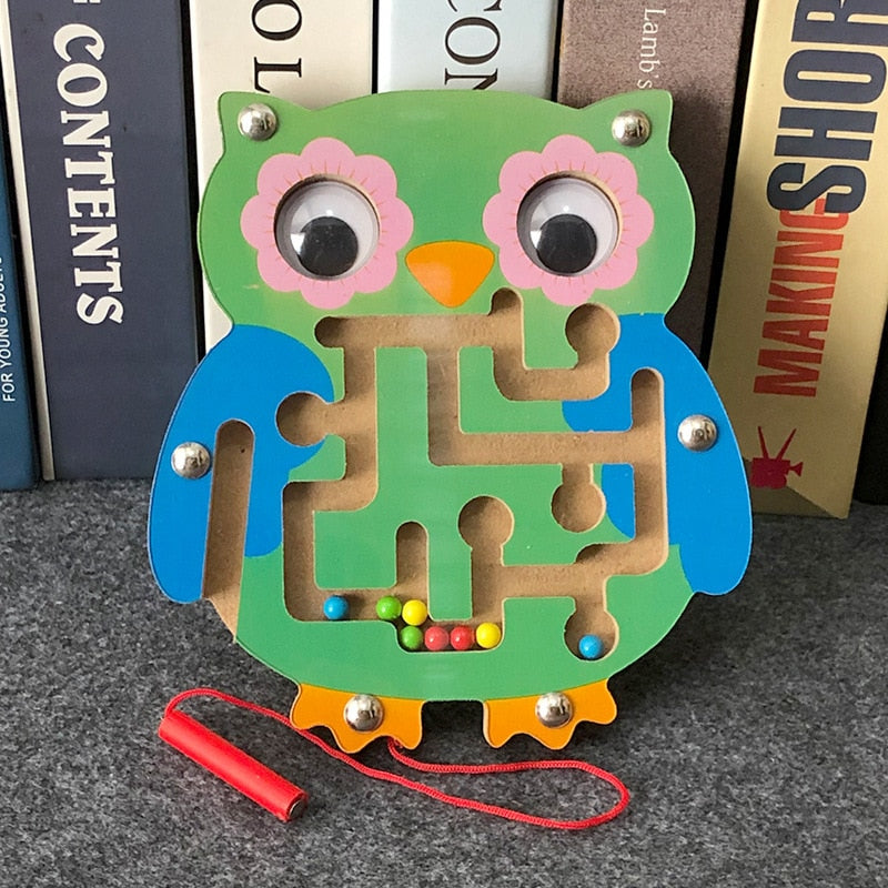 Wooden Magnetic Maze Animal