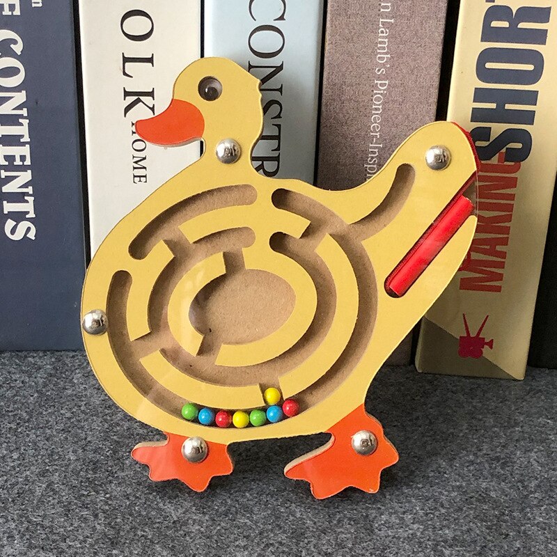 Wooden Magnetic Maze Animal